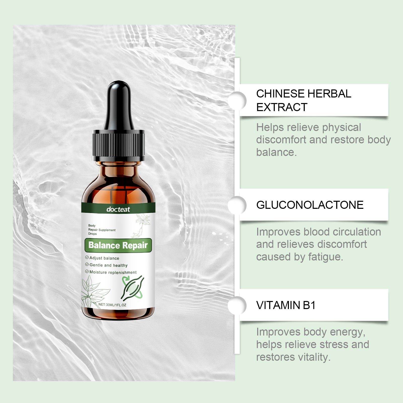 Docteat Body Care Drops – Muscle Relief & Vitality Supplement