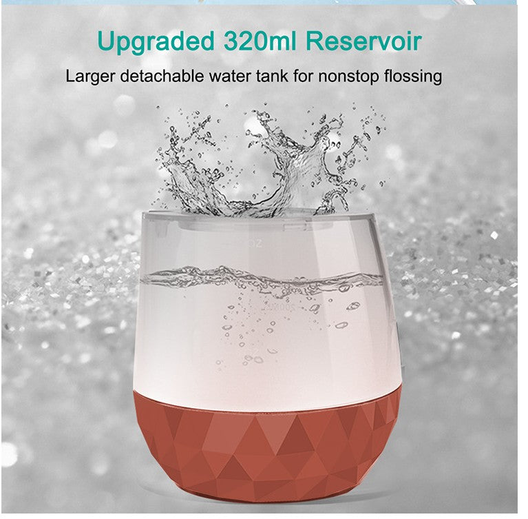 Cordless Water Flosser for Teeth Cleaning – Rechargeable Oral Irrigator & Gum Massager