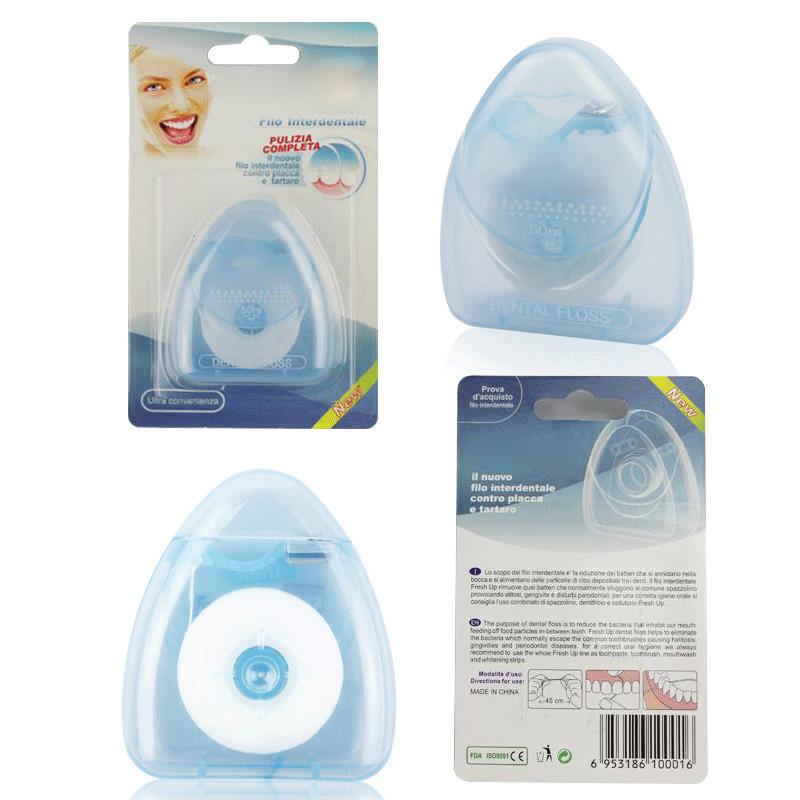 50M Dental Floss with Reusable Case – Teeth Cleaning Oral Hygiene Floss Kit