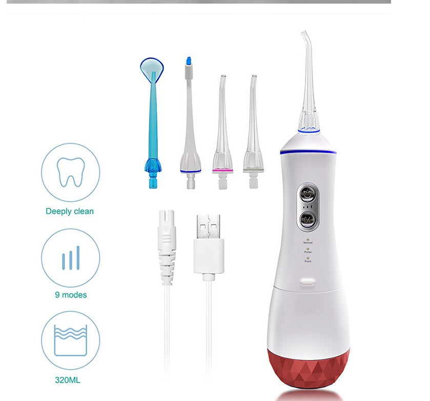 Cordless Water Flosser for Teeth Cleaning – Rechargeable Oral Irrigator & Gum Massager