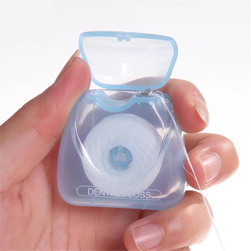 50M Dental Floss with Reusable Case – Teeth Cleaning Oral Hygiene Floss Kit