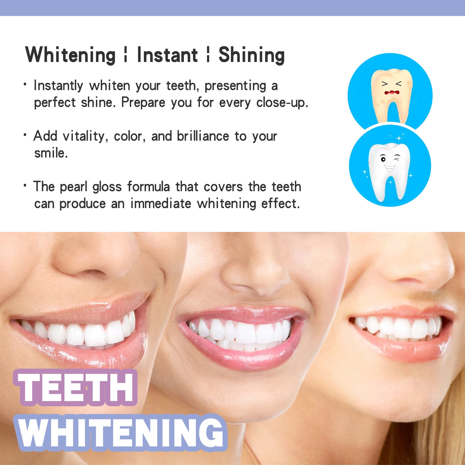 Whitening Teeth Pen – Instant Teeth Brightening & Fresh Breath Oral Care