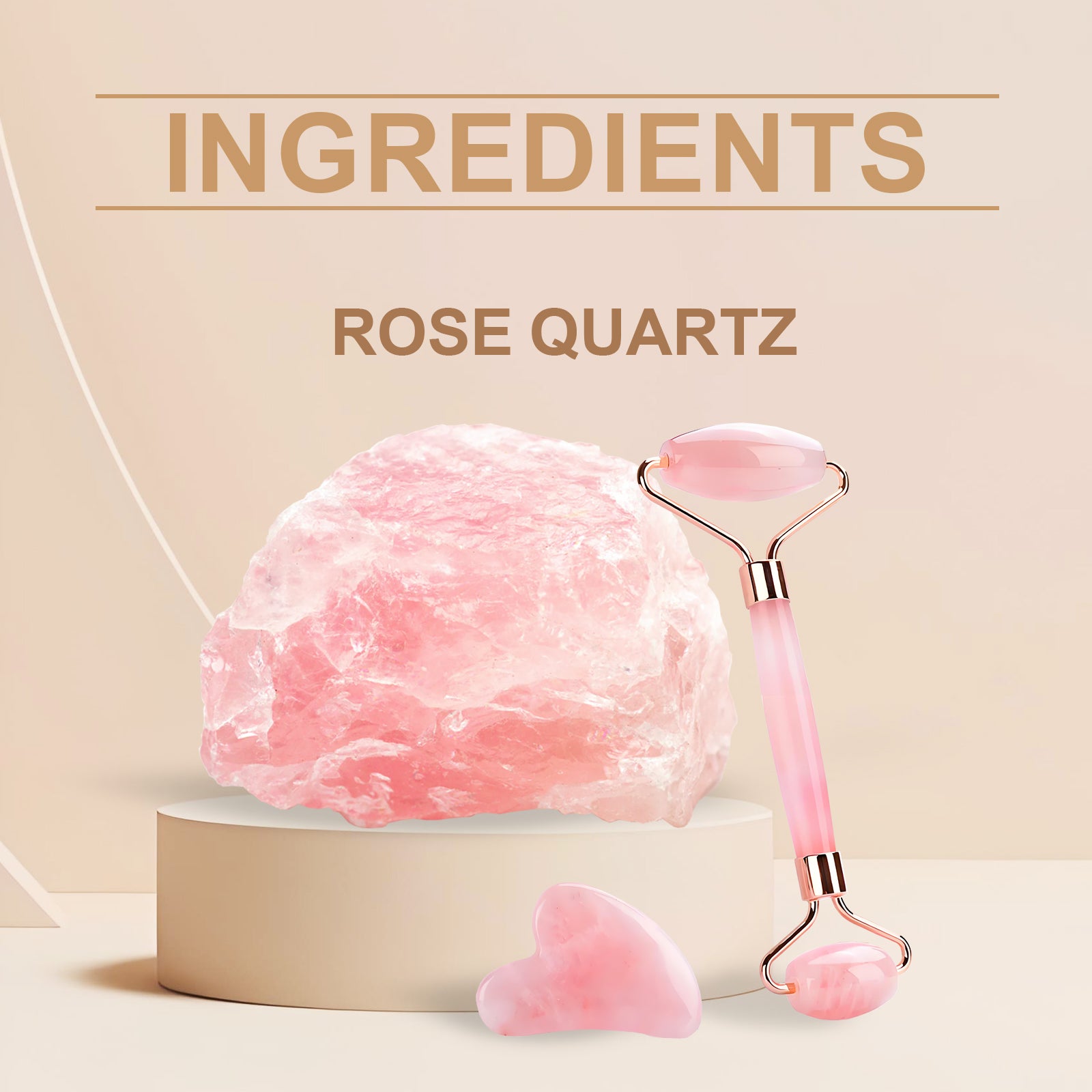 Powder Roller Facial Massager Set – Skin Firming & Soothing Care