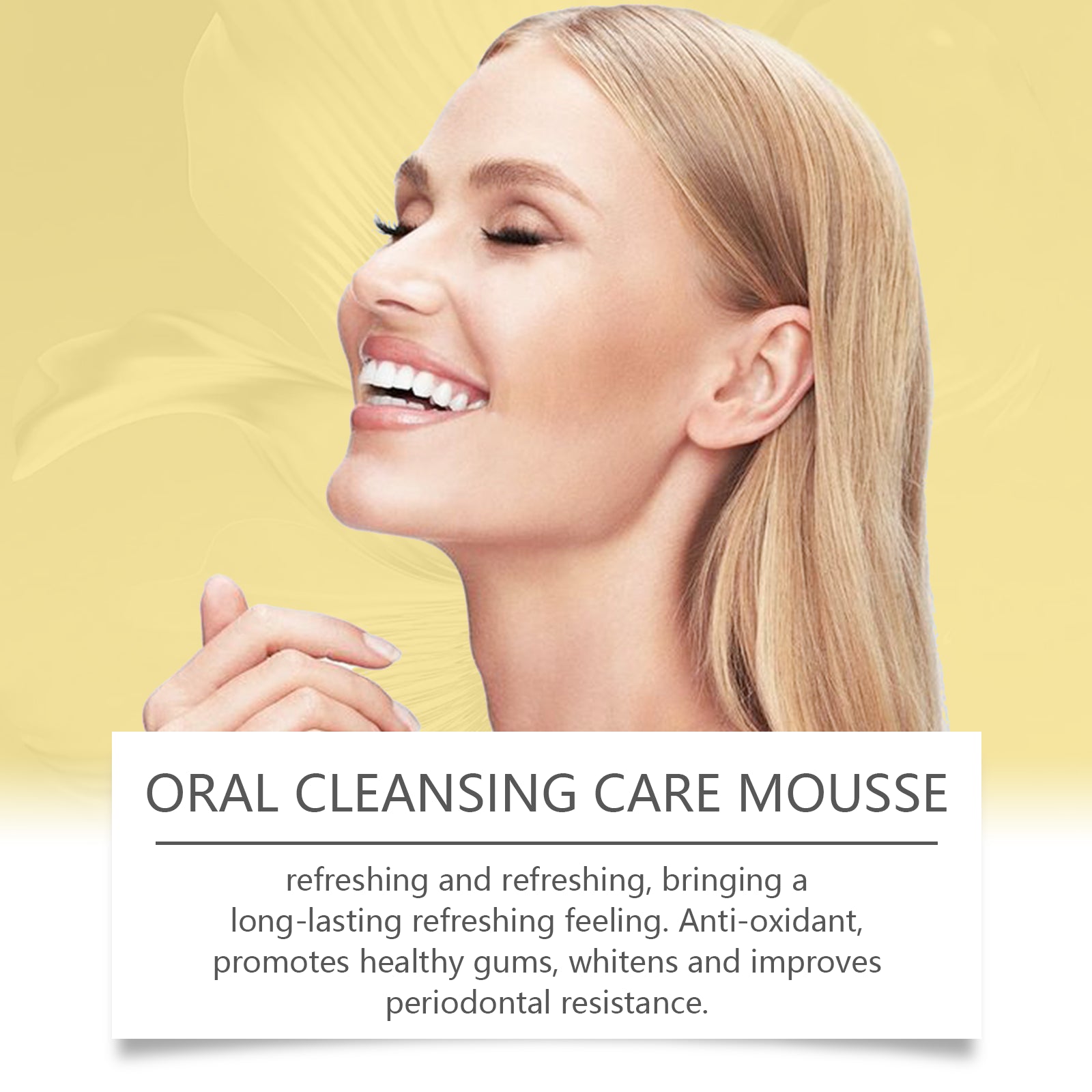 Dental Cleaning Mousse – Teeth Stain Removal & Gum Care