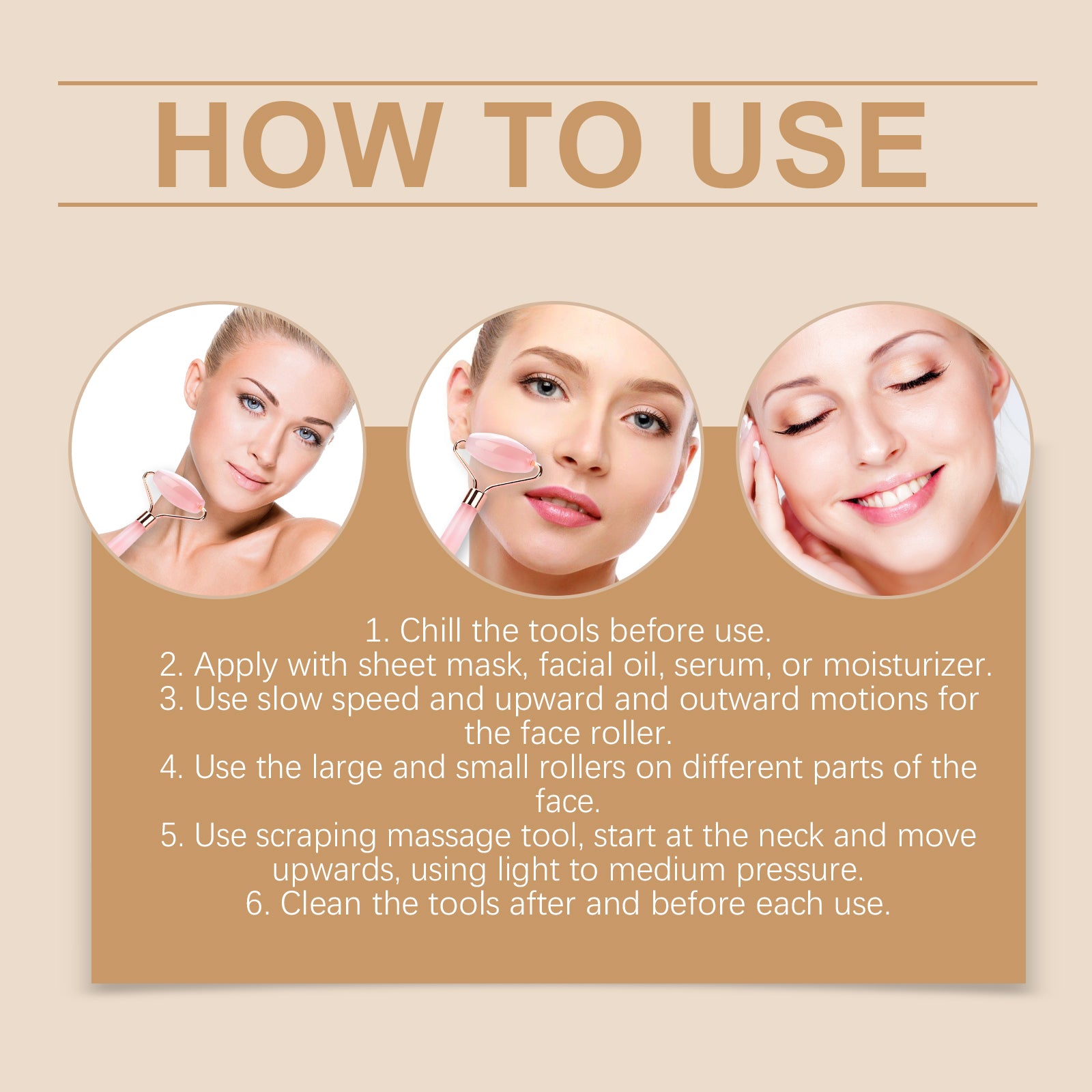 Powder Roller Facial Massager Set – Skin Firming & Soothing Care