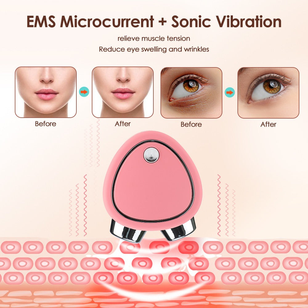 Microcurrent Face Lifting Massager – Facial Firming & Slimming Beauty Roller